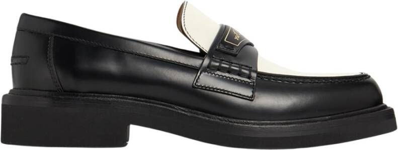 Dior Zwarte Leren Loafer Schoenen Ss22 Black Dames