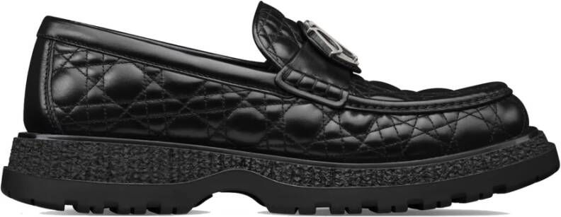 Dior Instap Ronde Neus Oversized Zool Mocassins Black Heren