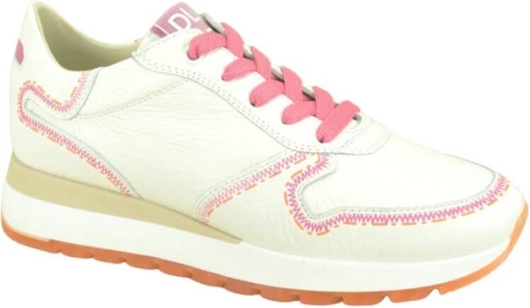 DL Sport Beige en Fuchsia Runner White Dames