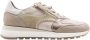 DL Sport Beige Suède Sneakers met Ritssluiting Beige Dames - Thumbnail 1