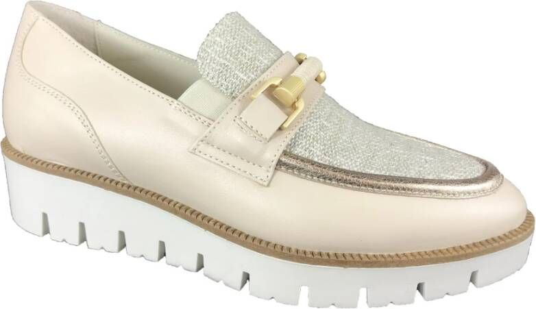 DL Sport Casual Mocassin Schoenen Beige Dames