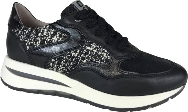 DL Sport Casual Sneaker Schoenen Black Dames