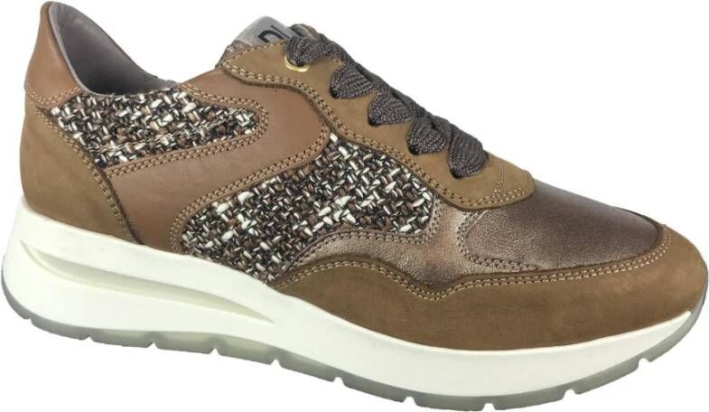 DL Sport Casual Sneaker Schoenen Brown Dames