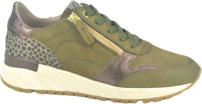 DL Sport Groen Nubuck + Brons N. Tiret Beige Dames