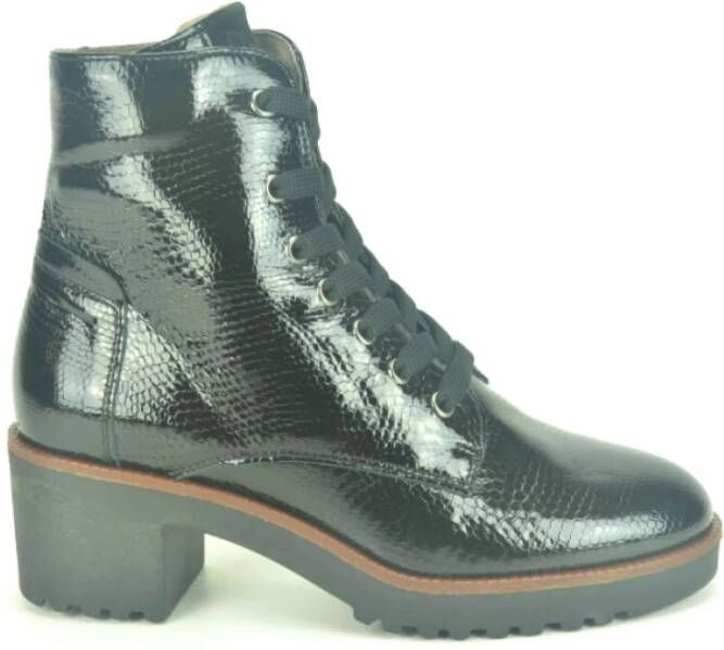 DL Sport Print Lace Bootie Black Dames