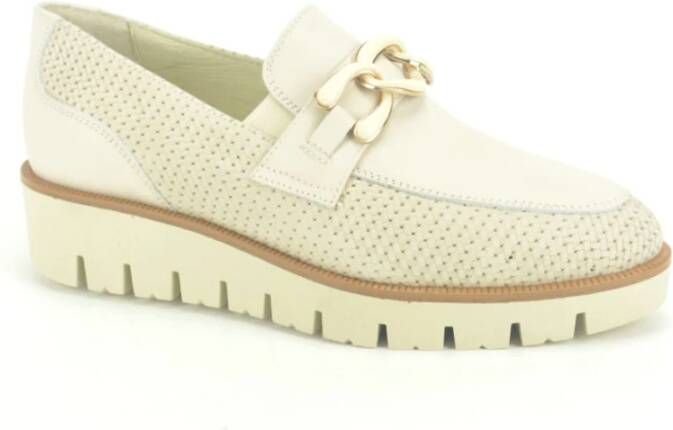 DL Sport Print Moccasin Flats Beige Dames