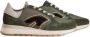 DL Sport Velour Loden Sneaker met Chunky Sole Green Dames - Thumbnail 1