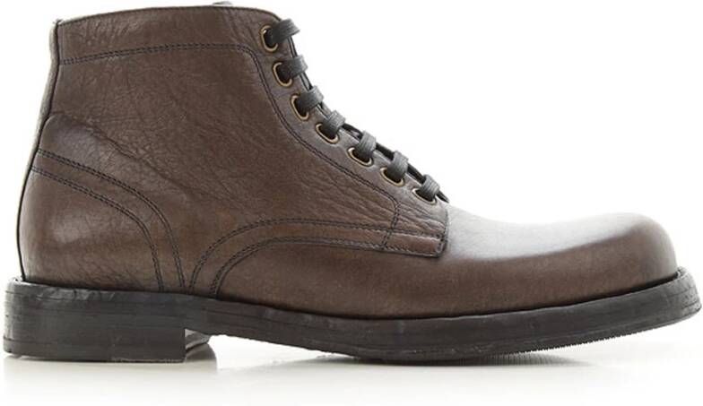 Dolce & Gabbana Ankle Boots Brown Heren