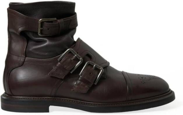 Dolce & Gabbana Ankle Boots Brown Heren