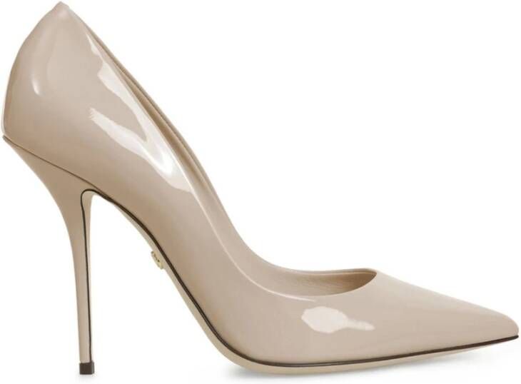 Dolce & Gabbana Beige Kalfsleren Pumps Beige Dames