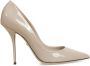 Dolce & Gabbana Beige Kalfsleren Pumps Beige Dames - Thumbnail 1