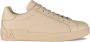 Dolce & Gabbana Beige Leren Lage Sneakers Beige Heren - Thumbnail 1