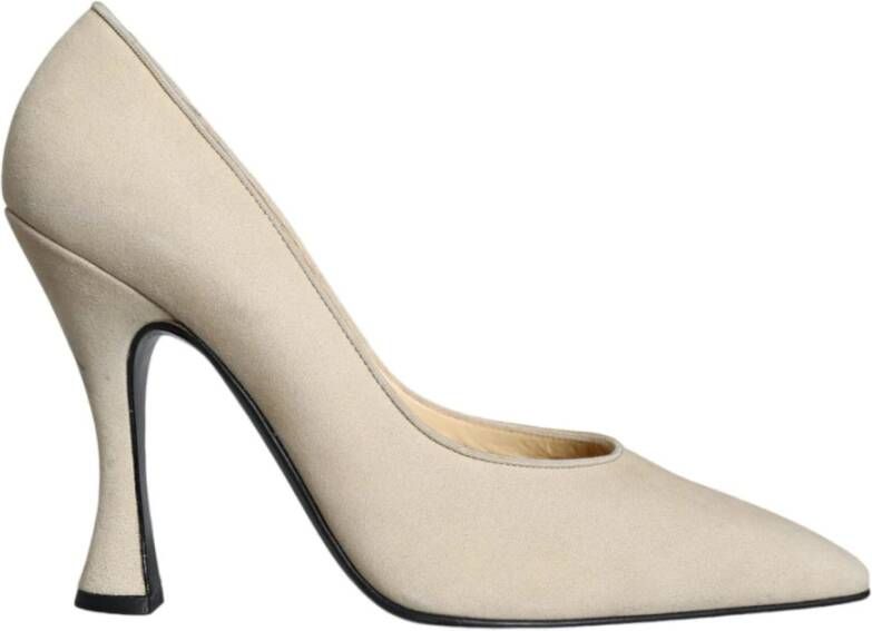 Dolce & Gabbana Beige Suède Hoge Hakken Pumps Beige Dames