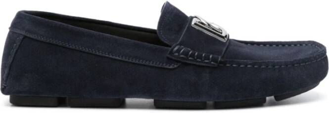 Dolce & Gabbana Blauwe Mocassins voor Heren Blue Heren