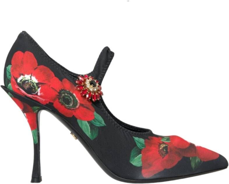 Dolce & Gabbana Bloemen Mary Jane Pumps Multicolor Dames