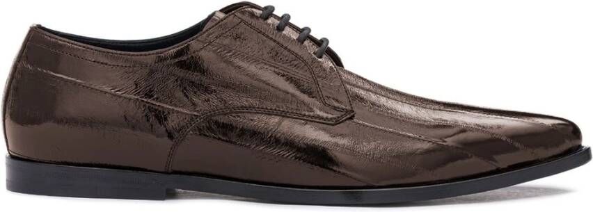 Dolce & Gabbana Bruin Paling Leren Formele Schoenen Brown Heren