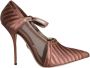 Dolce & Gabbana Bruine Enkelband Pumps met leren zool Brown Dames - Thumbnail 1