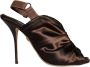 Dolce & Gabbana Bruine Slingback Hakken Sandalen Leren Zool Brown Dames - Thumbnail 1