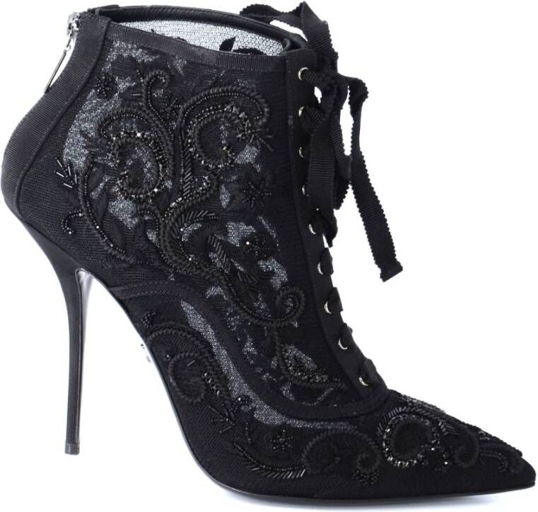 Dolce & Gabbana Dames Cardinale Haklaarsjes Black Dames