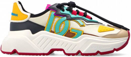 Dolce & Gabbana Gestreepte Veterschoenen voor Vrouwen Multicolor Dames