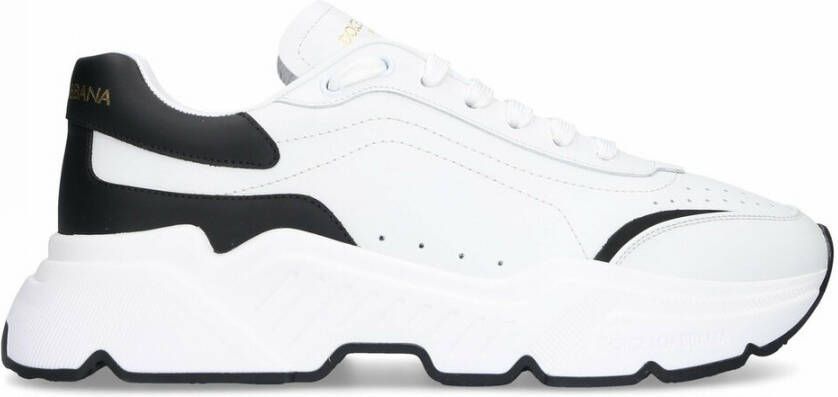 Dolce & Gabbana Daymaster Sneakers in Nappa Calfskin Wit Heren