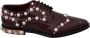 Dolce & Gabbana Elegante bordeaux veterschoenen Brown Dames - Thumbnail 8