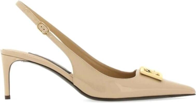 Dolce & Gabbana Elegante Decollete Schoenen voor Vrouwen Beige Dames