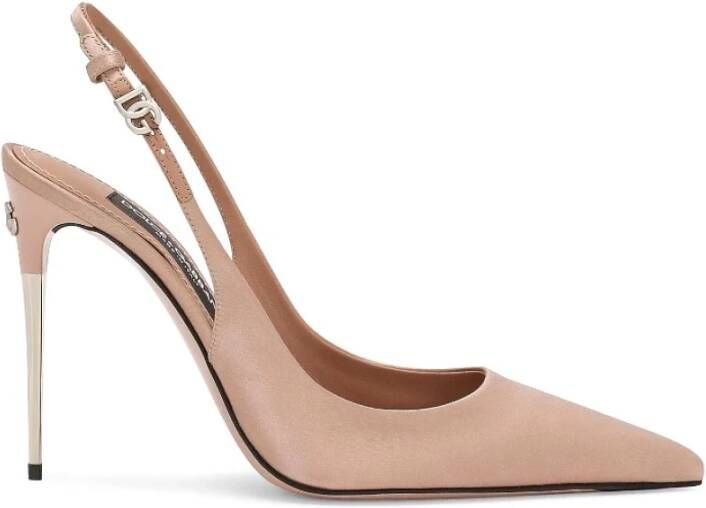 Dolce & Gabbana Elegante Decollete Schoenen voor Vrouwen Beige Dames