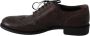 Dolce & Gabbana Zwarte Fluweel Leren Veterschoenen Derby Black Heren - Thumbnail 2