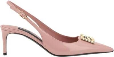 Dolce & Gabbana Elegante Patentleren Slingback Pumps Pink Dames