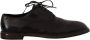 Dolce & Gabbana Elegante Zwarte Leren Derby Formele Schoenen Black Heren - Thumbnail 2