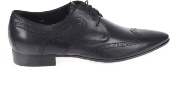 Dolce & Gabbana Elegante Zwarte Leren Schoudertas Black Heren