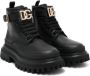 Dolce & Gabbana Enkellaarsjes voor meisjes Aw24 Black Dames - Thumbnail 1