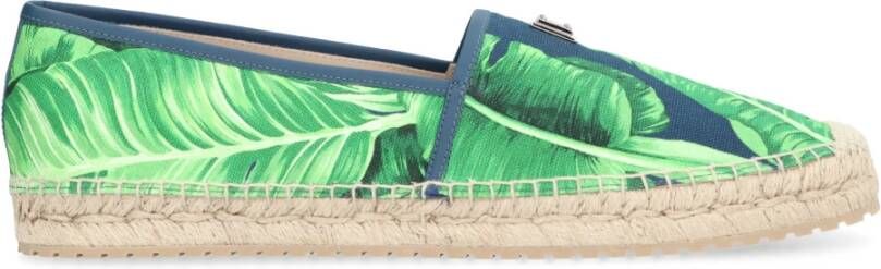 Dolce & Gabbana Espadrilles Green Heren