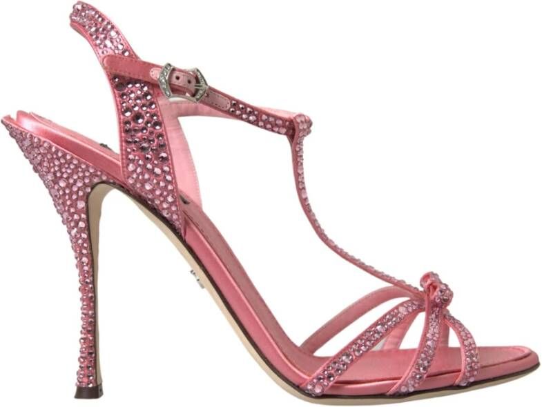 Dolce & Gabbana Flat Sandals Pink Dames