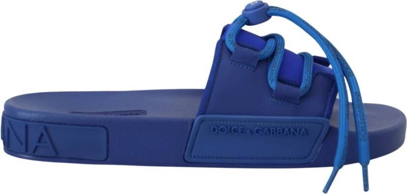 Dolce & Gabbana Flip Flops Blauw Heren