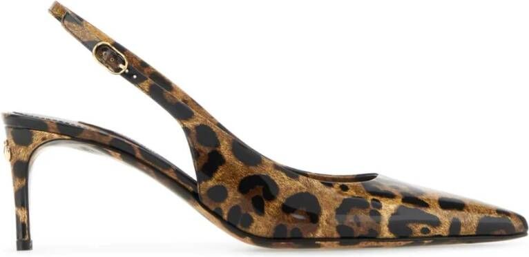 Dolce & Gabbana Gedrukte Leren Pumps 7cm Hak Multicolor Dames