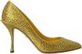 Dolce & Gabbana Gele Kristal Hakken Pumps Schoenen Yellow Dames - Thumbnail 1