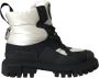 Dolce & Gabbana Gepolsterde Trekkinglaarzen Schwarz Wei Black Dames - Thumbnail 5