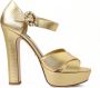 Dolce & Gabbana Gouden Kristal Platform Sandalen Yellow Dames - Thumbnail 9