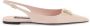 Dolce & Gabbana Gouden Metalen Logo Slingback Ballet Flats Pink Dames - Thumbnail 6