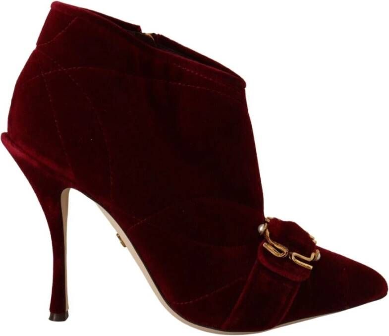 Dolce & Gabbana Heeled Boots Rood Dames