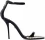 Dolce & Gabbana Zwarte Keira Faux Parel Sandaal Hakken Black Dames - Thumbnail 9