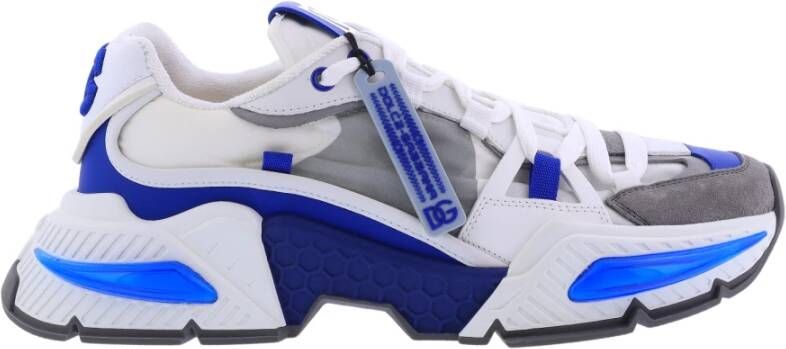 Dolce & Gabbana Heren Airmaster Sneaker Wit Blauw White Heren