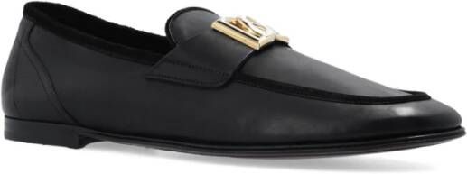 Dolce & Gabbana Zwarte platte schoenen voor dames Black Heren