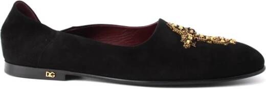 Dolce & Gabbana Heren Platte Rode Schoenen Black Heren