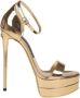 Dolce & Gabbana Platina hoge hak sandalen Yellow Dames - Thumbnail 1