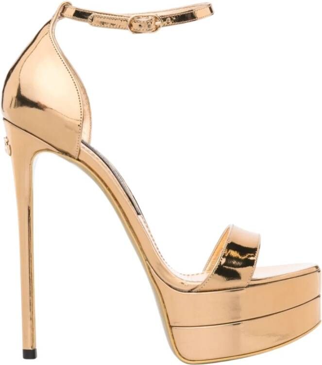 Dolce & Gabbana High Heel Sandals Geel Dames