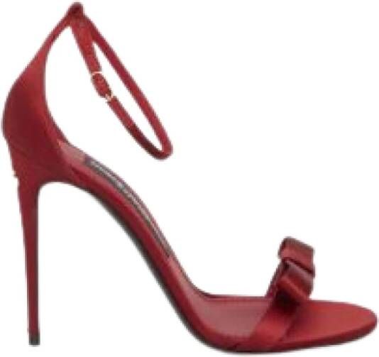 Dolce & Gabbana High Heel Sandals Rood Dames