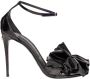 Dolce & Gabbana Zwarte leren enkelband hak sandalen Black Dames - Thumbnail 1